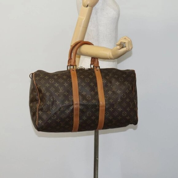 LOUIS VUITTON Monogram Keepall 45 Boston Bag - Picture 13 of 15